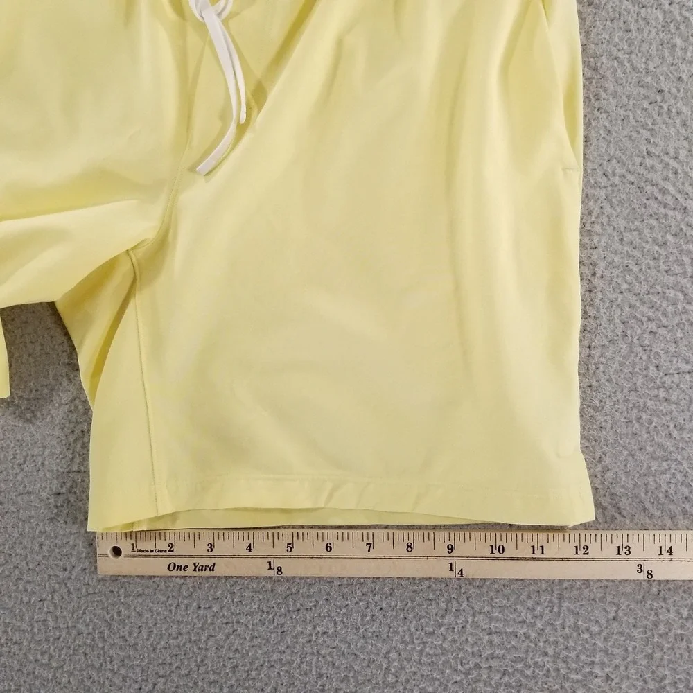 Lululemon Swim Shorts Mens Medium Yellow Pool Shorts 7